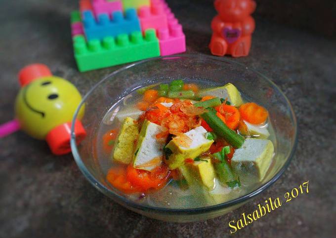 Resep Sup Tahu Sayur Mpasi 1y Oleh Salsabila Cookpad