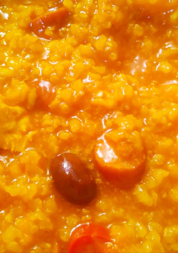 Una foto de Arroz integral meloso al microondas