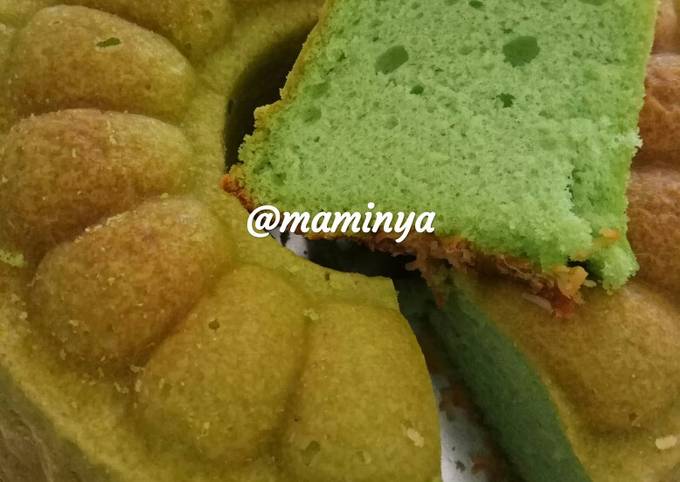 Bolu pandan putih telur lembut