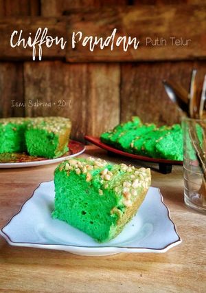 Foto resep Chiffon Pandan putih telur