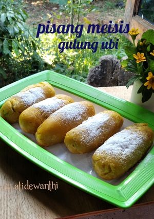 Foto resep "pisang meisis gulung ubi"