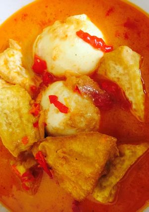 Foto resep Balado telor tahu