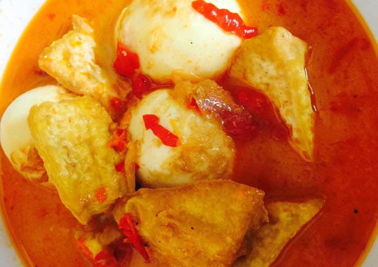 Resep Balado telor tahu oleh Sabrina Dewi - Cookpad