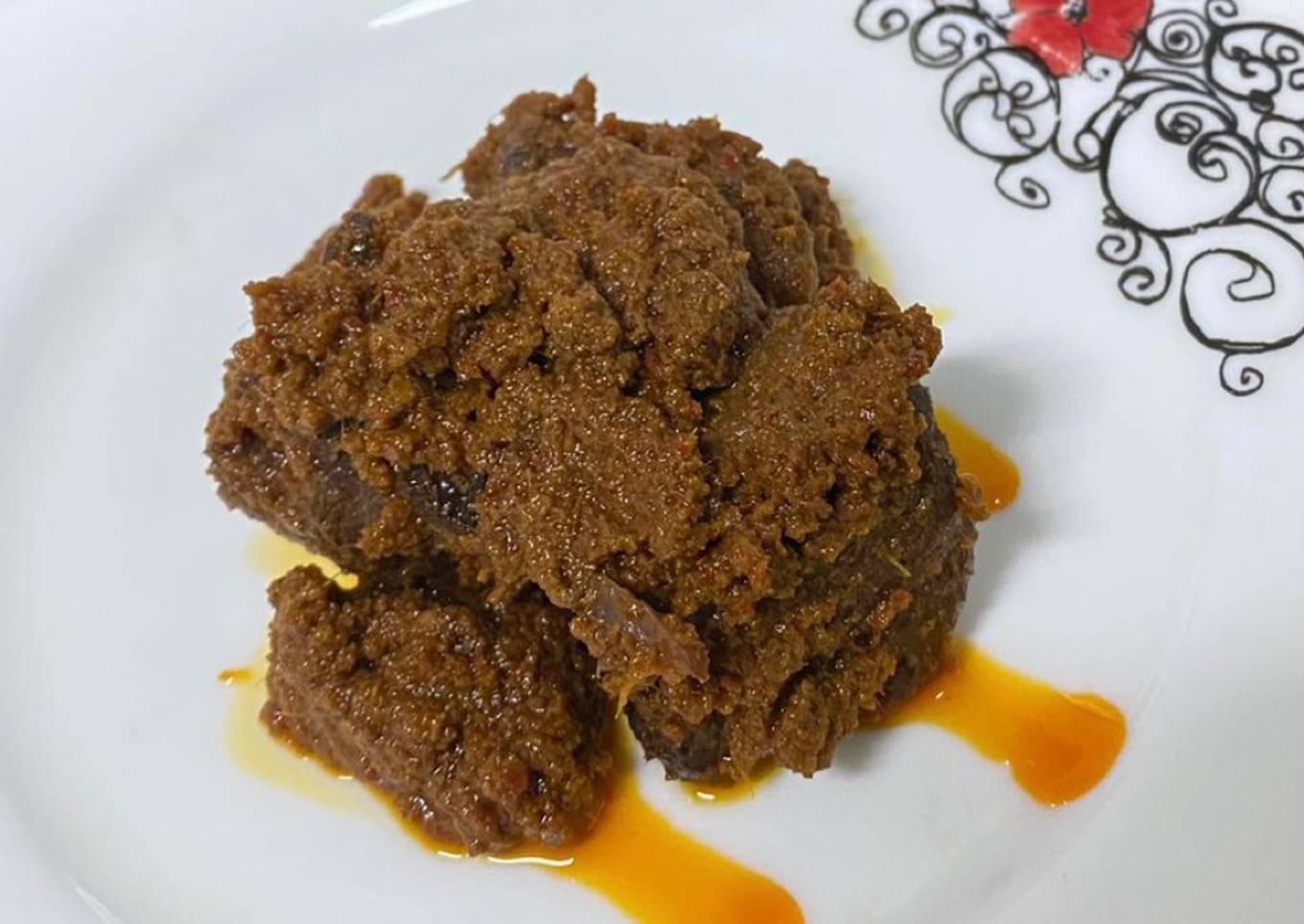 Rendang paru & daging sapi