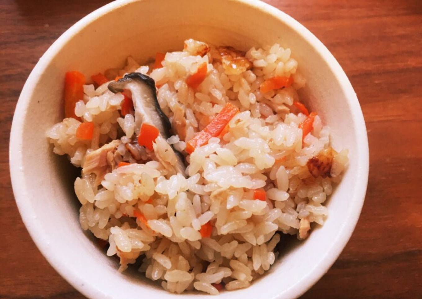 Tuna steamed rice