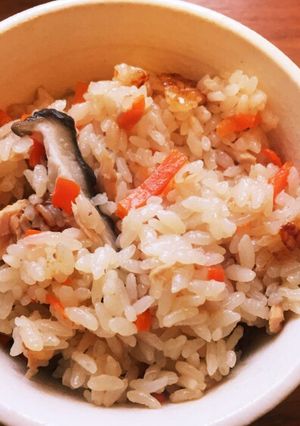 A picture of Tuna steamed rice.