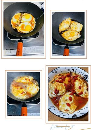 古早味麻油枸杞蛋 的食譜成品照片
