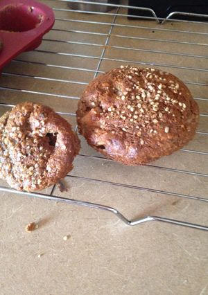 A picture of Fruit Explosion Carrot Muffins.