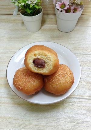 Foto resep Roti Goreng Isi Pasta Kacang Merah
