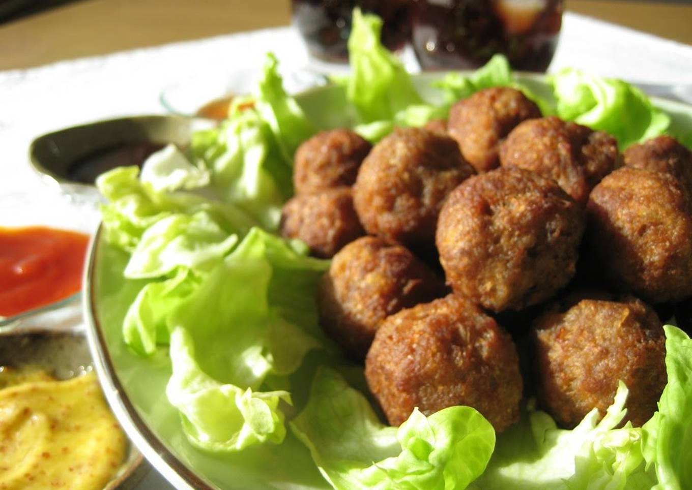 Fried Potato Meatballs
