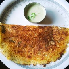 Rava onion dosa A picture of Rava onion dosa.