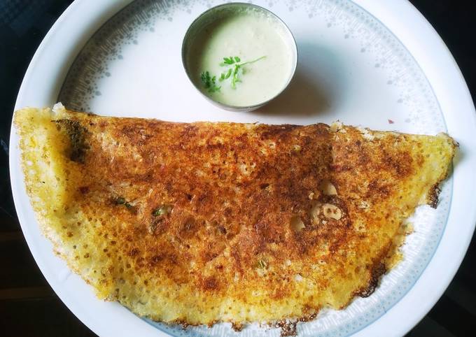 Simple Way to Make Thomas Keller Rava onion dosa