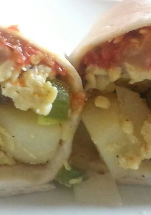 A picture of Skillet Breakfast Burrito.