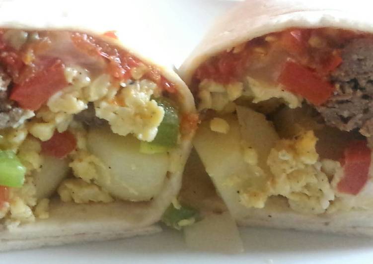 Easy Way to Make Tasty Skillet Breakfast Burrito