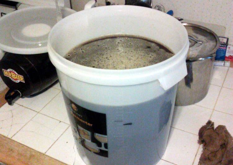Beer (home brew) coffee porter