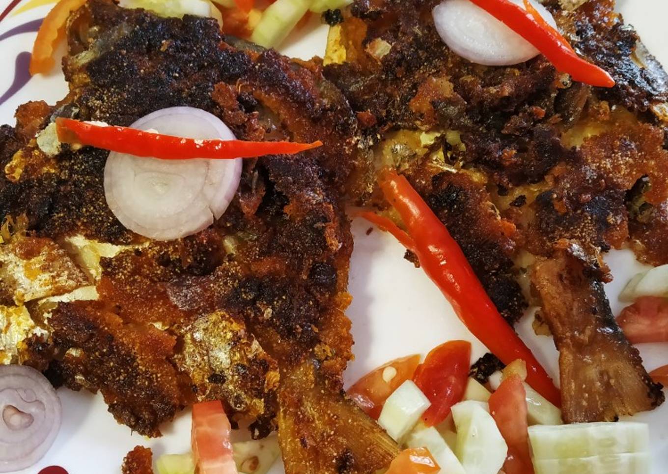 Masala Pomfret Fry (shallow Fry)