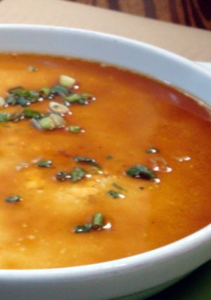 A picture of Chinese steamed eggs.
