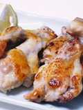 Butterflied Chicken Wings Grilled with Seasoned Salt