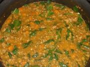 A picture of chorizo lentil