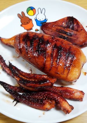 A picture of Festival-Style Grilled Squid.
