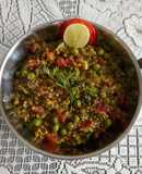 Bajra,moong and peas khichdi