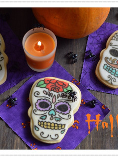 Una foto de Galletas calavera