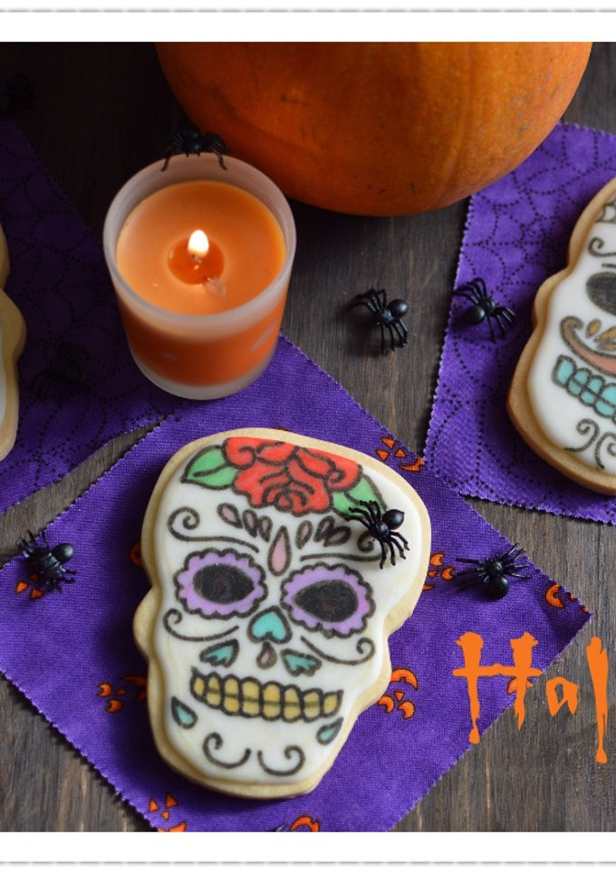 Una foto de Galletas calavera