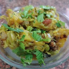 Cabbage Matar Fry A picture of Cabbage Matar Fry.