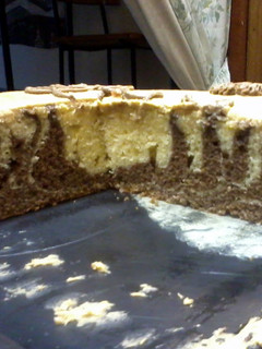A picture of Zebra Cake.