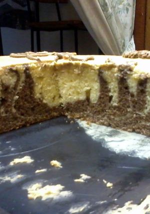 A picture of Zebra Cake.