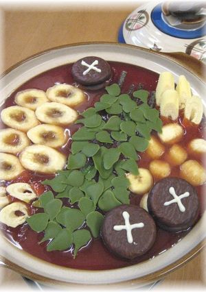 A picture of It Looks So Real! "Kiritanpo Hot Pot" Tiramisu.