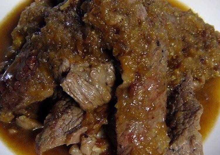 Steps to Prepare Favorite Soft Beef Steak with Wasabi Sauce