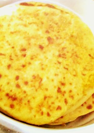 A picture of Stuff Chana Daal Sweet Paratha.