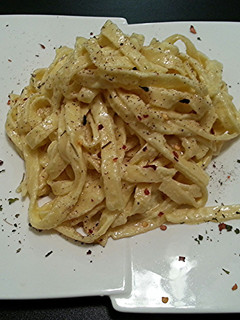 A picture of Fettuccini Alfredo.