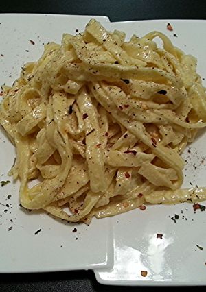 A picture of Fettuccini Alfredo.