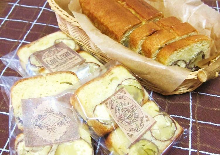 How to Cook Appetizing Easy Chestnut Pound Cake for Autumn