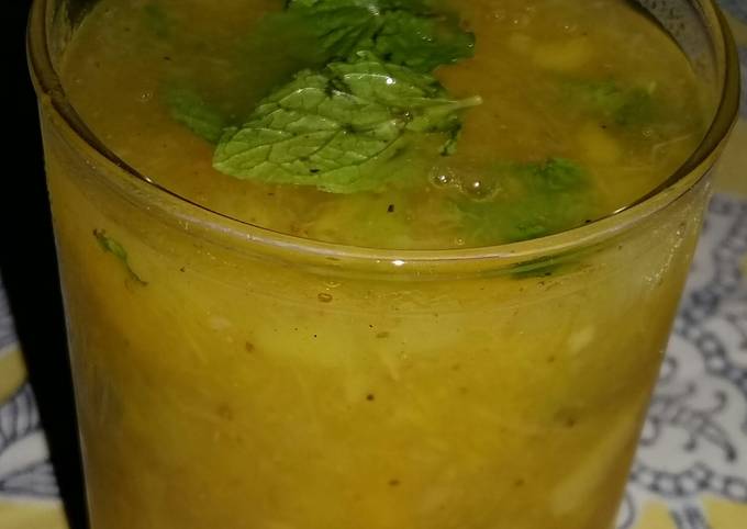 Aam panna (raw mango drink)