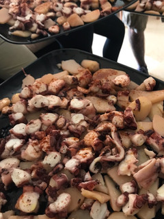 Una foto de Pulpo a la gallega