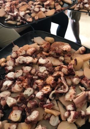 Una foto de Pulpo a la gallega