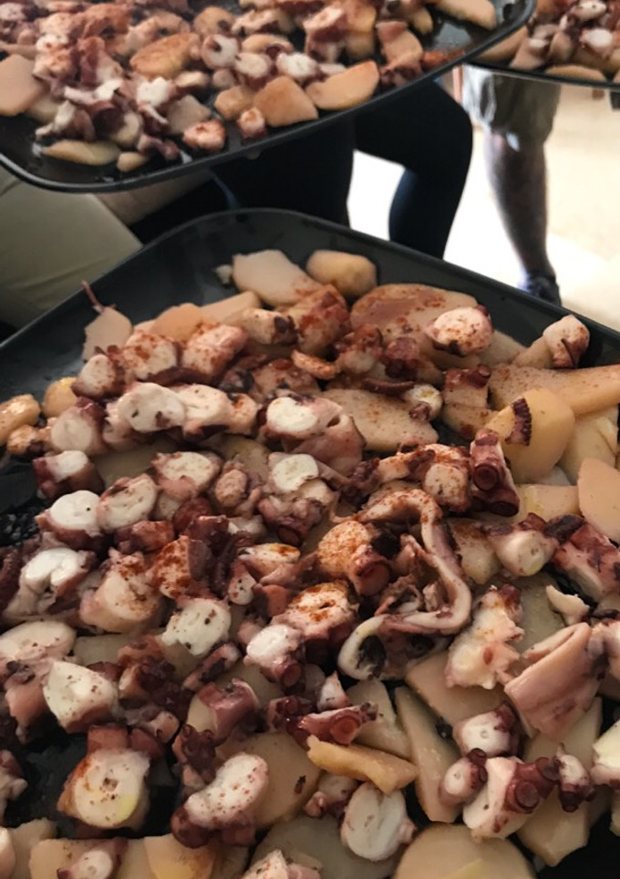 Una foto de Pulpo a la gallega