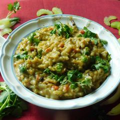 A picture of Risotto-Indo Italian Style.