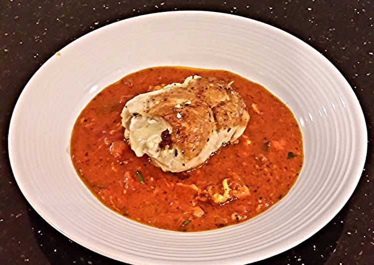 Recipe of Award-winning Pepperoni and Cheese Stuffed Chicken Breasts