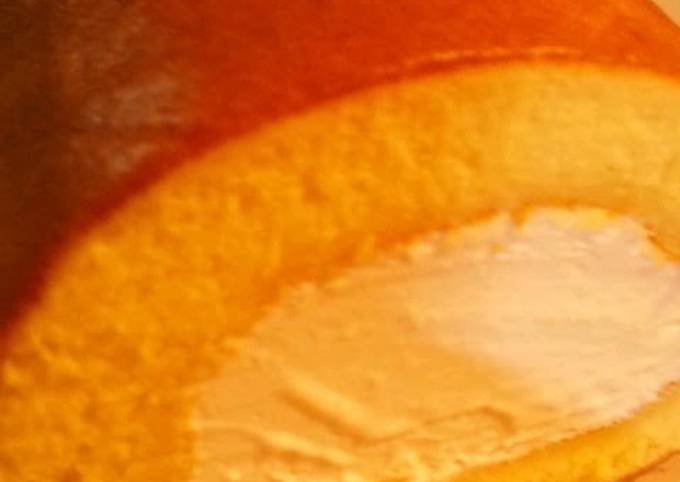 Recipe of Ultimate Moist Roll Cake with Milk, Butter and Cream