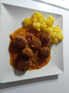 Una foto de Albóndigas con champis
