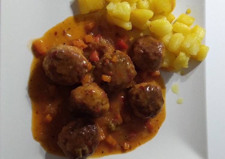 Albóndigas con champis