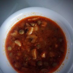 A picture of Matar mushroom vegetable.