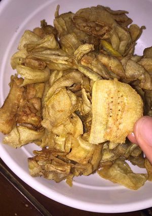 Hình của món Snack chuối giòn tan.