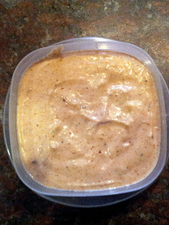A picture of Blooming Onion Dipping Sauce.