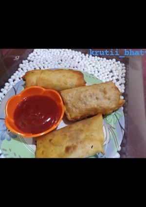A picture of Veg. Spring Rolls.