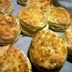 A picture of Super delicious buttermilk biscuits.